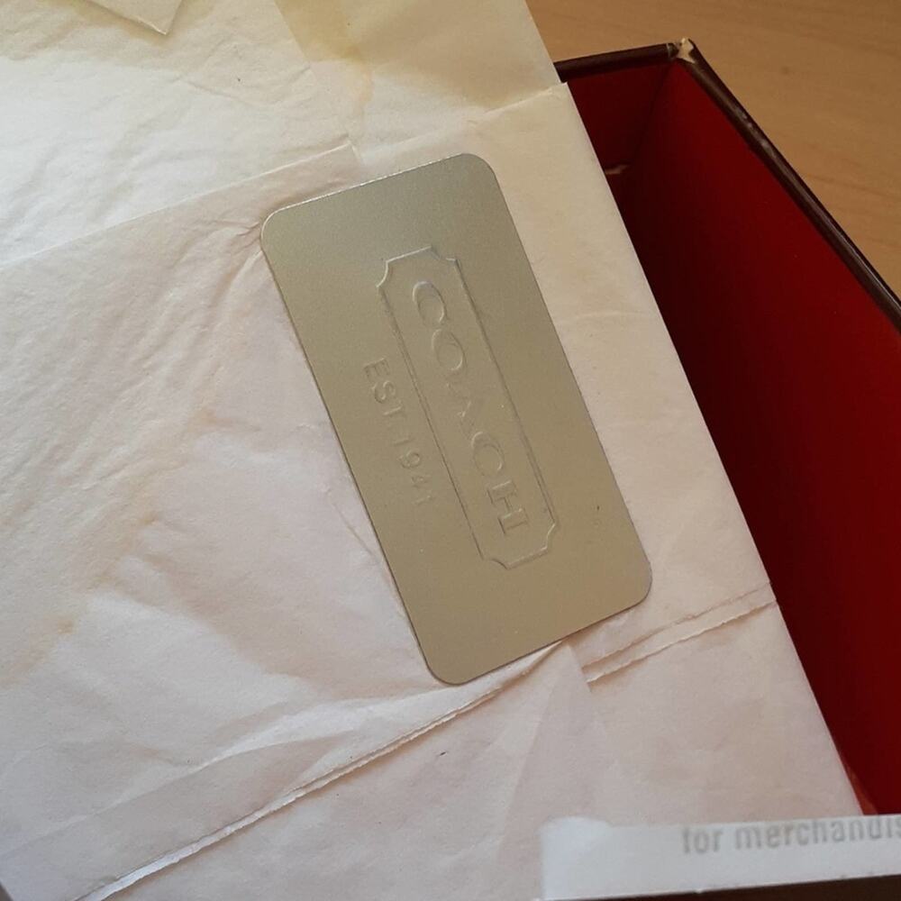 Coach Empty Box Set 6.5" X 4.5" X 1.5" For A Coac… - image 4